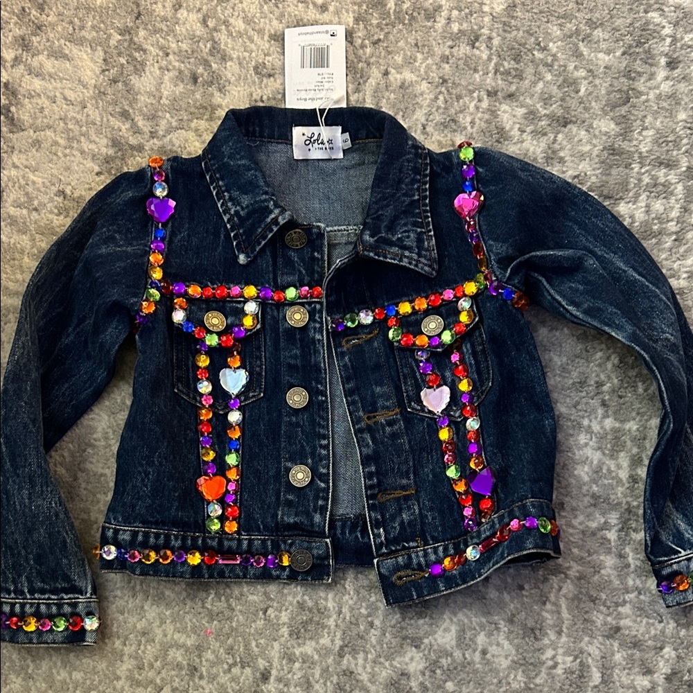 Lola + The Boys jelly bean Jean Jacket